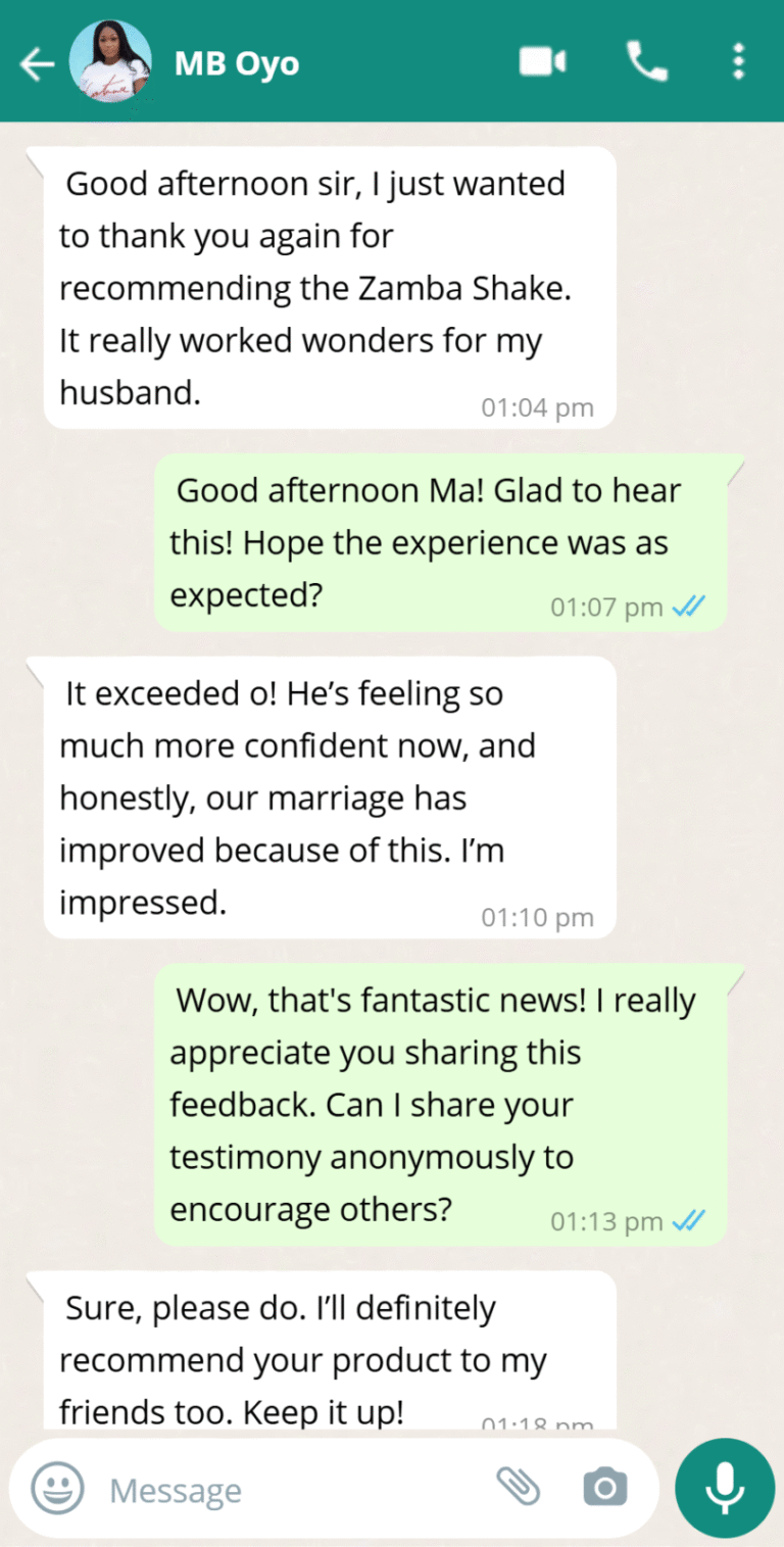 WhatsApp review - Zamba Shake